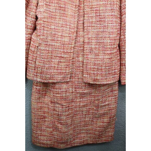 Talbots Tweed Sleeveless Midi Dress & Jacket-Size 14-Office-Career - Picture 2 of 16